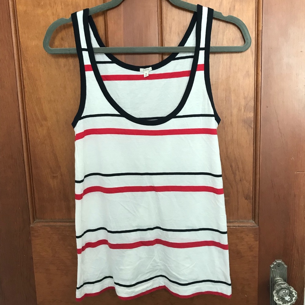 J Crew Vintage Inspired Striped Tank Top